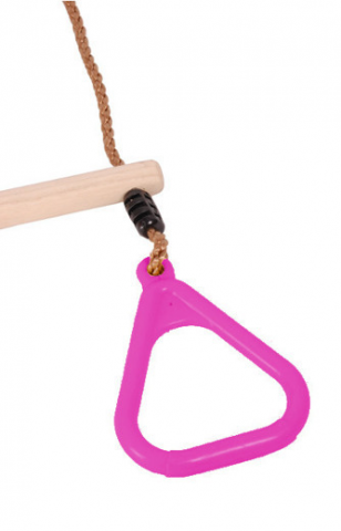 trapeze with gymrings pink